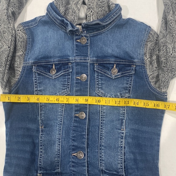 Denim Jacket Wallflower Authentic Denim “The Dreamer Fit” Junior Size M - Picture 7 of 12